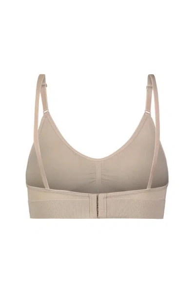Brabar Everyday Bra With Back Closure In Brown