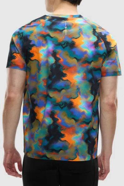 Peloton Run Interlock Stride Short Sleeve In Multi