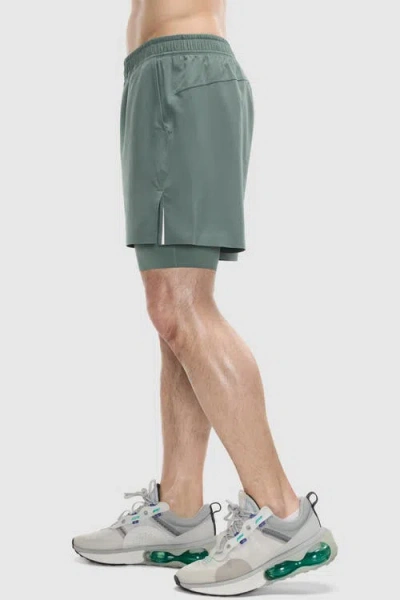 Peloton 5" Paceform Lined Run Short In Green