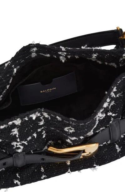 Balmain Medium Anthem Bag In Black