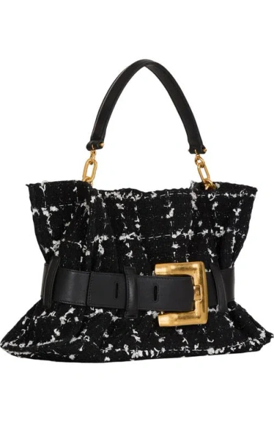 Balmain Medium Anthem Bag In Black