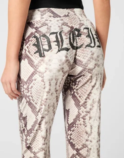 Philipp Plein Jogging Pants All-over Python In Multi