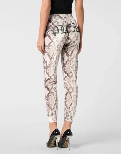 Philipp Plein Jogging Pants All-over Python In Multi