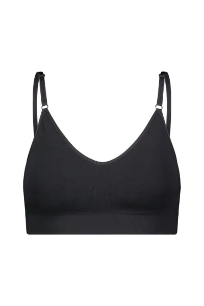 Brabar Soft Supportive Day Bra With Back Closure In Black