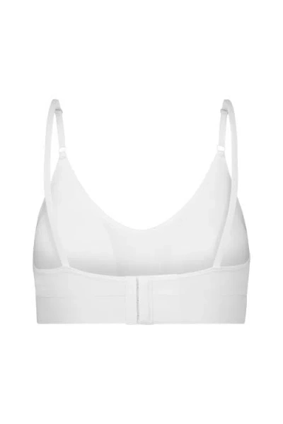 Brabar Soft Supportive Day Bra With Back Closure In White