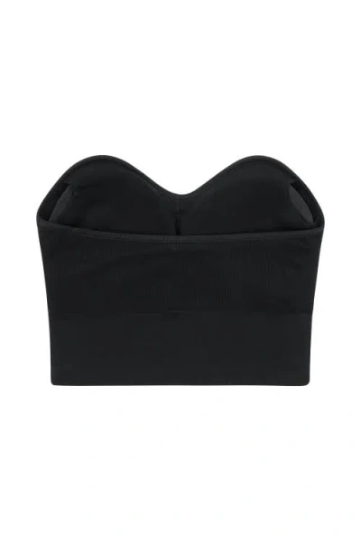 Brabar Soft Strapless Bra Top In Black