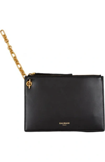 Balmain Pulse Card Holder In Black