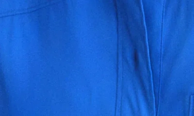 Mango Poplin Shirt In Blue