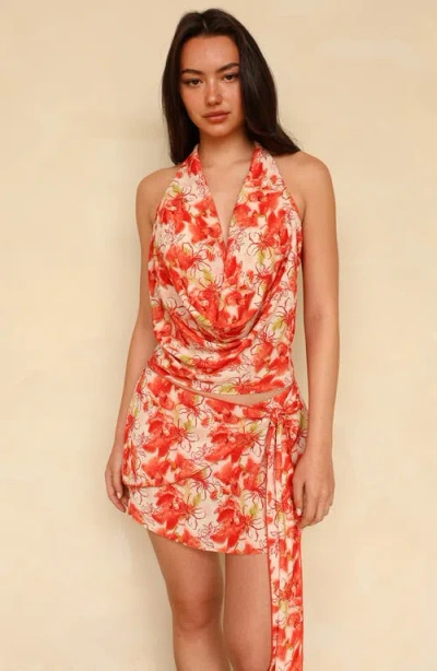 Ris-k Ebb And Flow Top In Red