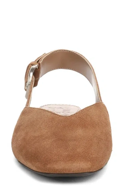 Naturalizer Crystal Slingback Flat In Brown