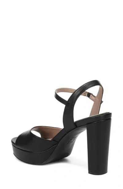 Naturalizer Marigold Ankle Strap Platform Sandal In Black