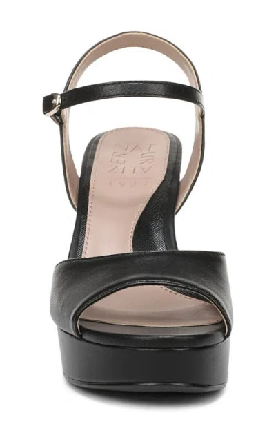 Naturalizer Marigold Ankle Strap Platform Sandal In Black