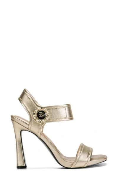 Karl Lagerfeld Paris Celida Ankle Strap Sandal In Multi