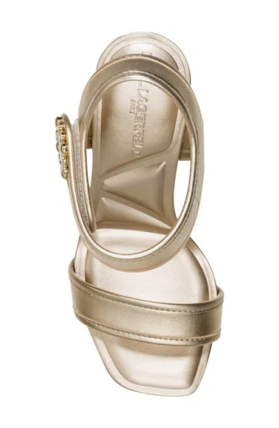Karl Lagerfeld Paris Celida Ankle Strap Sandal In Multi