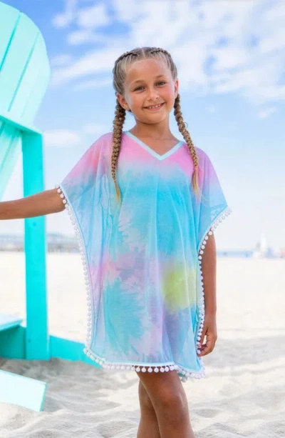 Limeapple Alexa Caftan Coverup In Multi