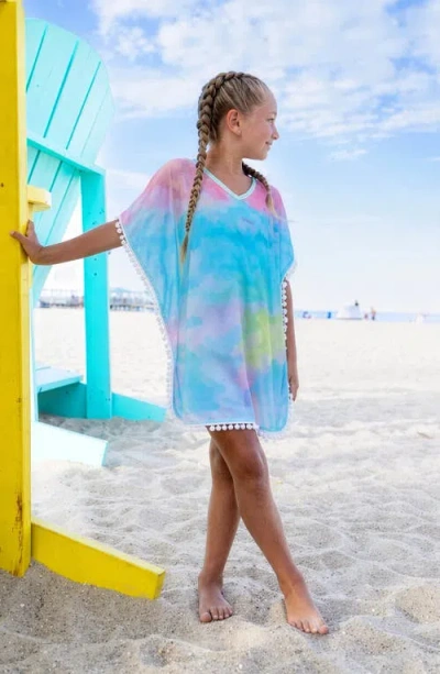 Limeapple Alexa Caftan Coverup In Multi
