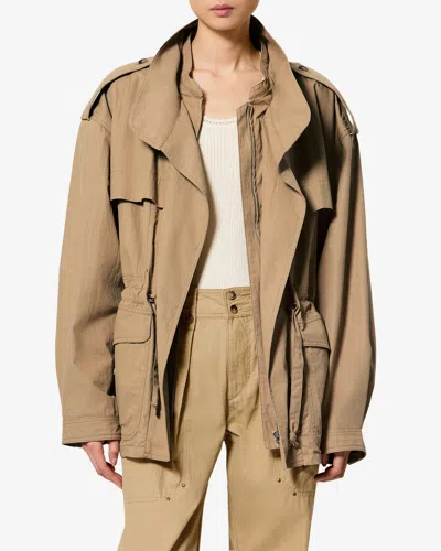 Isabel Marant Adelys Jacket In Brown