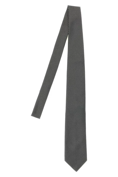 Tom Ford Silk Tie In Gray