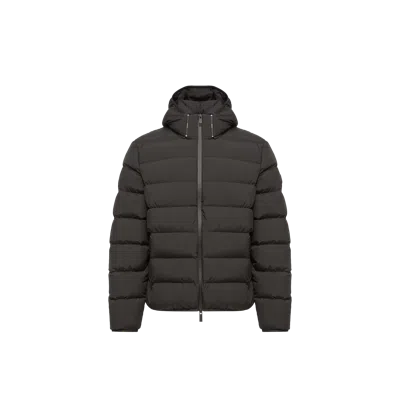 Moncler Arajoki Longue Saison Short Down Jacket In Black