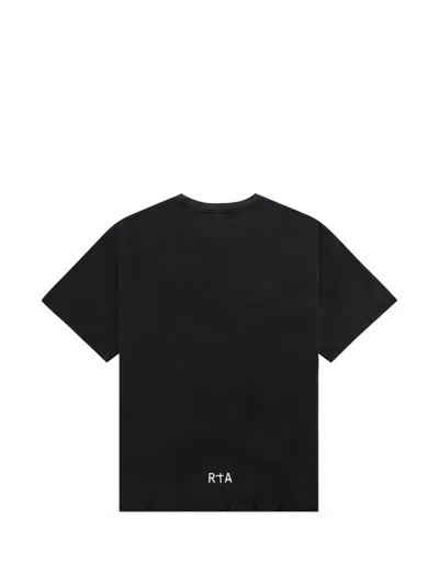 Rta Colin Oversized Short Sleeve Tee In Black