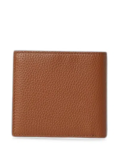 Bally Grainy-texture Wallet In Brown