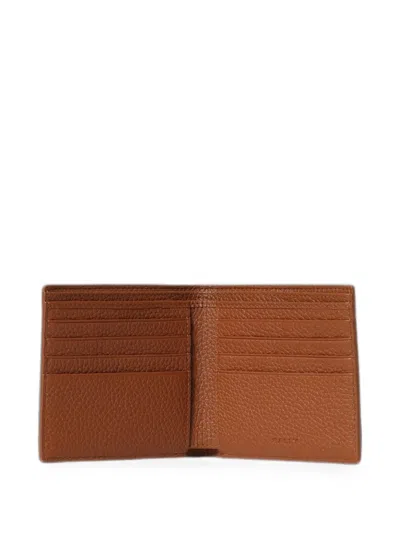 Bally Grainy-texture Wallet In Brown