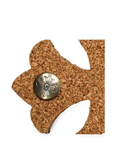 Chrome Hearts Ch-pins Cork Coaster In Neutral