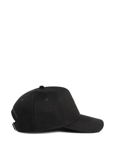 Dsquared2 D2 Upside Down Baseball Cap In Gold