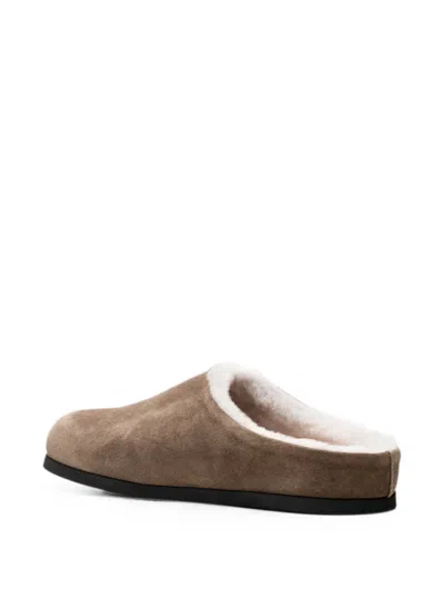 Common Projects Suede Mules In Brown