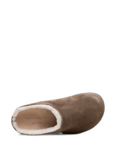 Common Projects Suede Mules In Brown