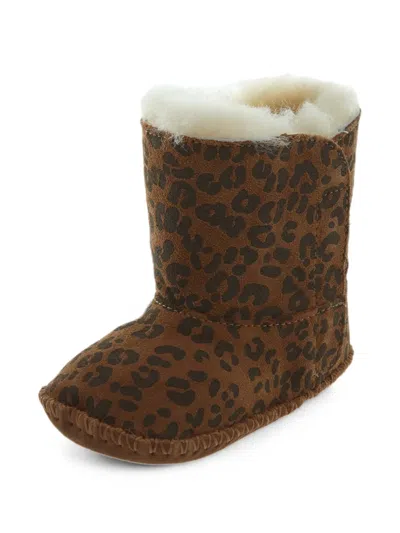 Ugg Cassie Leopard Pattern Boots In Brown