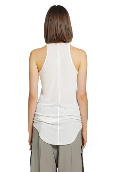 Rick Owens Tower Basic Rib Tank In White
