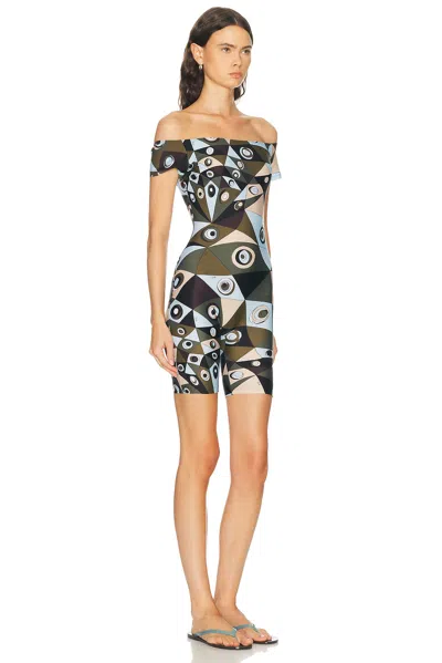 Pucci Lycra Jumpsuit In Multi