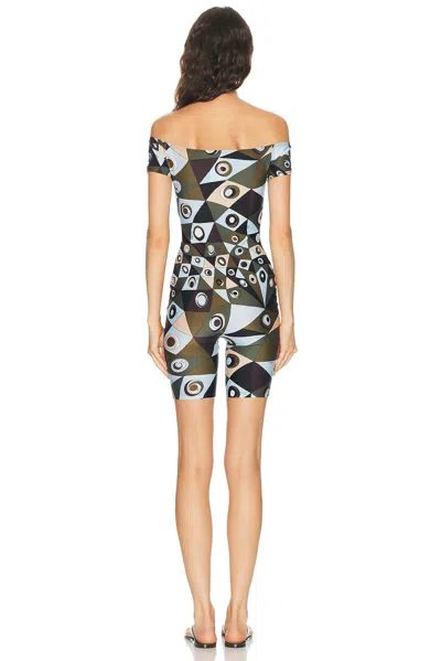 Pucci Lycra Jumpsuit In Multi