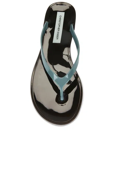 Christopher Esber Jo Flip Flop In Blue