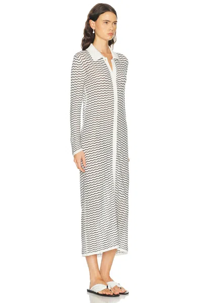 House Of Dagmar Lace Shirt Dress In Multi