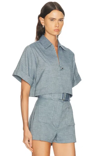 Matthew Bruch Popover Top In Multi