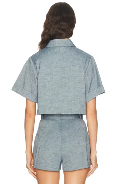 Matthew Bruch Popover Top In Multi