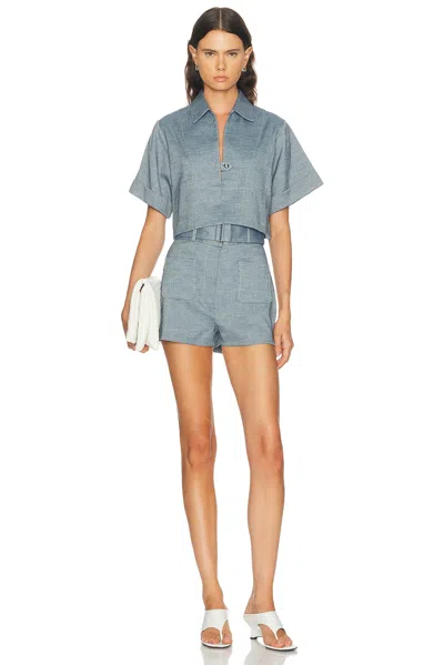 Matthew Bruch Popover Top In Multi