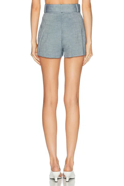 Matthew Bruch Belted Pocket Short In Multi