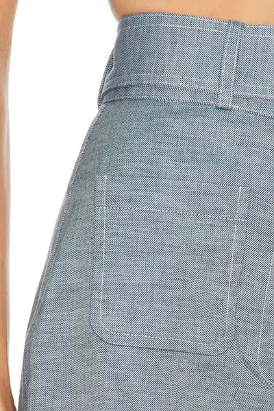 Matthew Bruch Belted Pocket Short In Multi