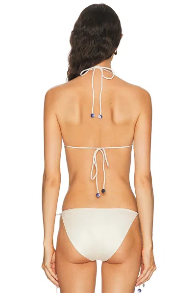Siedres Juniper Bikini Top In Animal Print