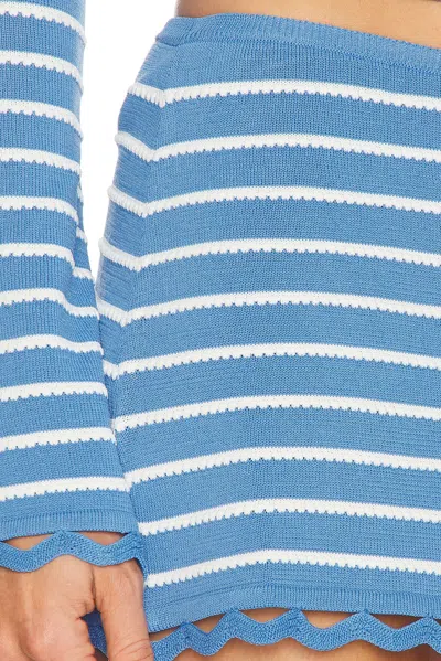Solid & Striped The Celeste Skirt In Blue