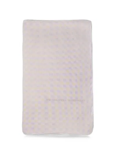 Ermanno Scervino Check-pattern Scarf In Neutral