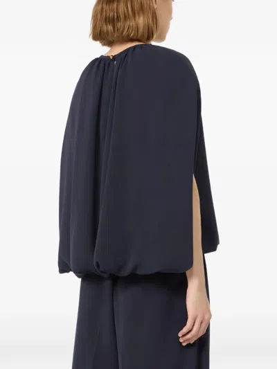 Max Mara Studio Msefieno Jacket Blue In Blue