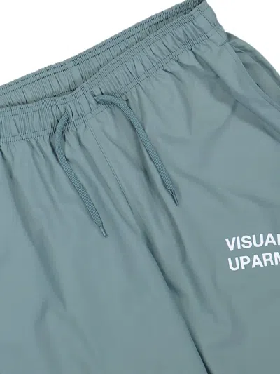 Wtaps Spst2001 Logo-print Track Pants In Blue