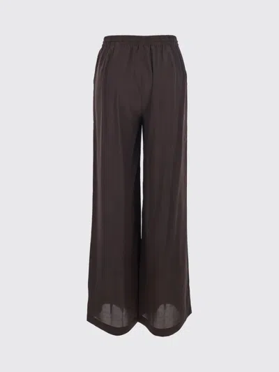 P.a.r.o.s.h . Silk Drawstring Trousers In Brown