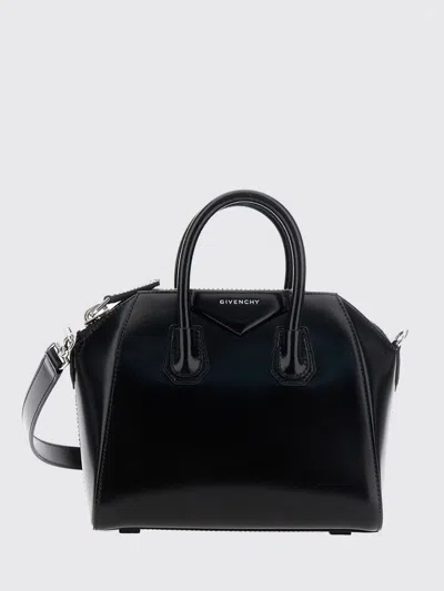 Givenchy Black Antigona Mini Leather Bag In Black
