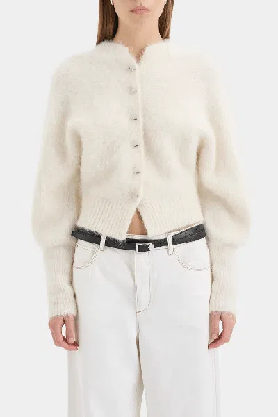 Sir Lise Cardigan In Ivory In Neutral