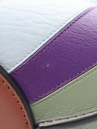 Pre-owned Loewe 2021 Small Leather Shell Tote Bag In Multi